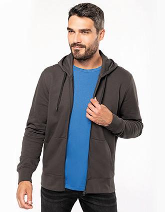 Sweat-shirt col zippé homme - Kariban
